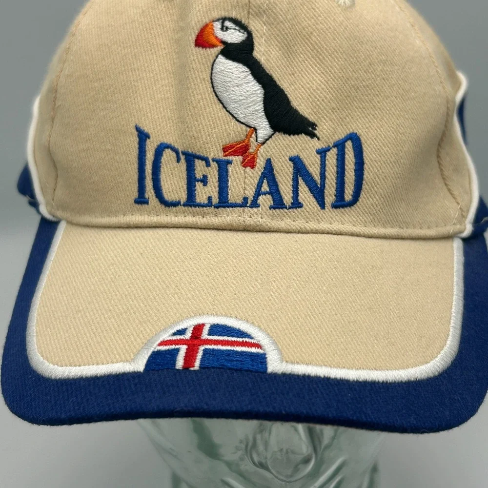 Iceland Puffin Hat Embroidered Flag Icewear Icelandic Drifta ehf Baseball Cap